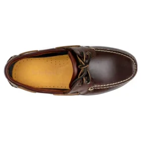 2-Eye Lug Handsewn Boat Shoe “Brown”