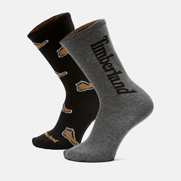 2-Pack Timberland® All over Print Crew Sock 2-Pack Timberland® All over Print Crew Sock