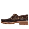 3-Eye Lug Handsewn Boat Shoe “Brown”