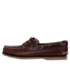 3-Eye Lug Handsewn Boat Shoe “Dark Brown”
