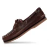 3-Eye Lug Handsewn Boat Shoe “Dark Brown”