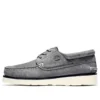 3 Eye Wedge Narrow Fit Oxford Shoes “Medium Grey Suede”