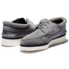 3 Eye Wedge Narrow Fit Oxford Shoes “Medium Grey Suede”