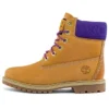 6 Inch Heritage Cupsole Wide Fit Boots “Wheat Nubuck with Purple”