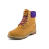 6 Inch Heritage Cupsole Wide Fit Boots “Wheat Nubuck with Purple”
