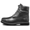 6 Inch Heritage Premium Waterproof Pewter Leather Boots “Black”