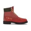 6 Inch Lace Waterproof Boots “Dark Red Nubuck”