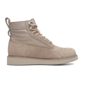 6 Inch Leather and Fabric Vibram Boot “Taupe”