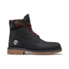 6 Inch Premium Boot “Black Nubuck with Camouflage Collar”