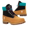 6 Inch Premium Boot “Black Teal Wheat”