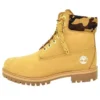 6 Inch Premium Boot “Wheat Nubuck with Camouflage Collar”