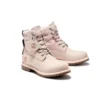 6 Inch Premium ReBOTL Fabric and Leather Boot “Pale Pink”