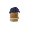 6 Inch Premium Roll-Top Boots “Wheat Navy”