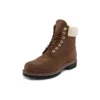 6 Inch Premium Waterproof Boots “Brown and Fleece Collar”