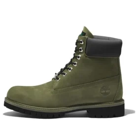 6 Inch Premium Waterproof Boots “Green Nubuck”
