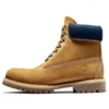 6 Inch Premium Waterproof Boots “Wheat Nubuck Blue Collar”