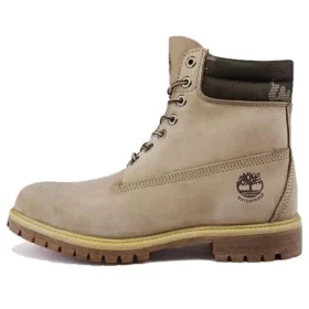 6 Inch Premium Waterproof Wide-Fit Boots “Off White Nubuck”