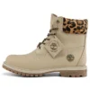 6 Inch Safari Cheetah Waterproof Boot “Ivory Nubuck”
