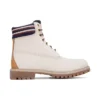 6 Inch Waterproof Boot “White Orange”