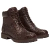 6″ Premium Boot “Woven Dark Brown”