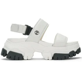 Adley Way Backstrap Sandals “White”