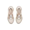 Adley Way Low Lace Up Sneakers “Beige Nubuck”