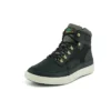 Ashwood Park Mid Leather and Fabric Hiker Boots “Black”