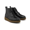 Bluebell Lane Lace Up Bootie Fashion Closed Toe Boot “Black”