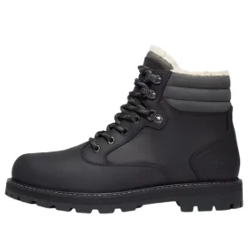 Britton Road Warm-Lined Waterproof Boot “Black Full Grain”
