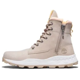 Brooklyn Side Zip Boot “Beige”