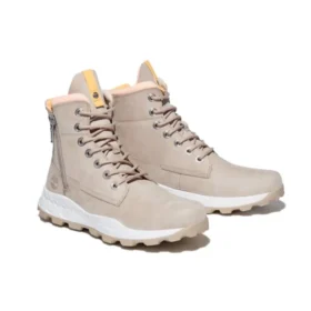 Brooklyn Side Zip Boot “Beige”