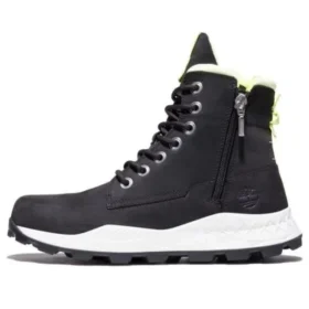 Brooklyn Side Zip Boot “Black White”