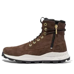 Brooklyn Side Zip Boot “Brown Nubuck”