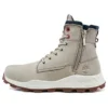 Brooklyn Side Zip Boots “Beige Nubuck”