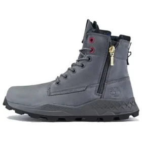 Brooklyn Side Zip Boots “Medium Grey Nubuck”