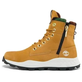 Brooklyn Side Zip Sneaker Wide Fit Boot “Wheat Nubuck with Camouflage”