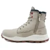 Brooklyn Side Zip Wide Fit Boots “Beige Nubuck”