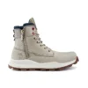 Brooklyn Side Zip Wide Fit Boots “Beige Nubuck”