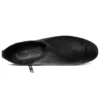 Carleton Side Zipper Ankle Boots “Black Suede”