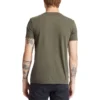 Causual Round Collar Male Green