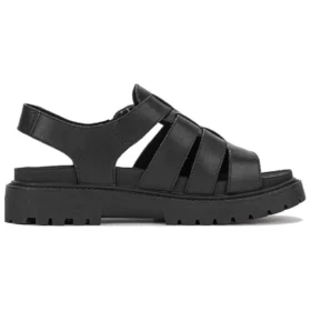 Clairemont Way Fisherman Sandals “Black Nubuck”