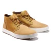 Davis Square Chukka Leather and Fabric Boots “Wheat”