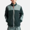 Earthkeepers by Raeburn High-Pile Wool Fleece Jacket “Balsam Green”