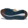 Emerald Bay Mixed-Media Sneakers “Teal Multi-Color”