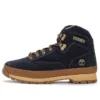 Euro Hiker Mid Lace Up Boots “Dark Blue”
