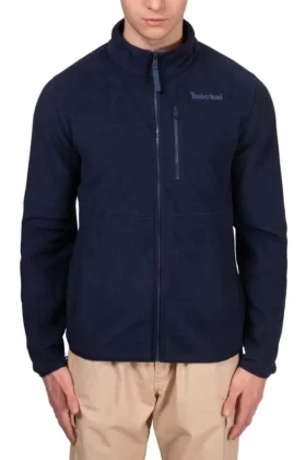 Fleece Logo Sweatshirt with Pockets “Navy”