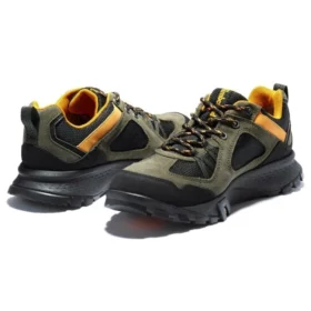 Garrison Trail Waterproof Low Hikers “Black Green Yellow”