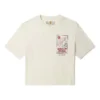 Graphic Crop T-Shirt “White”