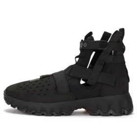 Greenstride Edge Lace Up Boot Sandals “Black”