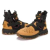 Greenstride Edge Lace Up Boot Sandals “Wheat Black”